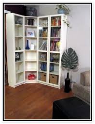 Make use of the room's maximum surface area with corner shelving. Ikea Billy Corner Novocom Top
