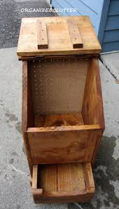 Mark the cut lines on the 3/4″ sheet and get the job done with a circular saw. A Re Purposed Country Potato And Onion Bin Organized Clutter