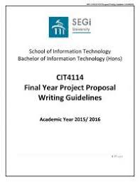 Design your project for the sake of learning, not for the sake of getting good grades only. Fyp Proposal Writing Guideline V2 Docsity