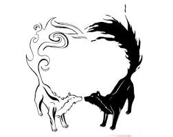 Yin Yang Wolfs Tattoo By Arafelshadow Yin Yang Tattoos Wolf Tattoos Wolf Tattoos For Women