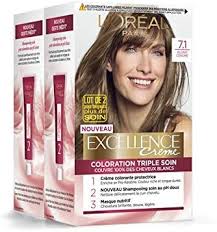 Les plus connues sont les colorations permanentes. L Oreal Paris Excellence Creme Coloration Permanente Triple Soin 100 Couverture Cheveux Blancs Nuance 7 3 Blond Dore Lot De 2 Amazon Fr Beaute Et Parfum