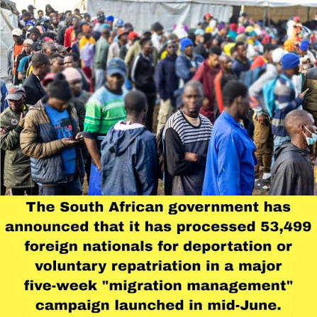 Thousands of Zimbabwean migrants, many women and children carrying piled luggage, are streaming out of South Africa as anti-immigration groups enforce a June 30 deadline for undocumented foreigners to leave. Videos from