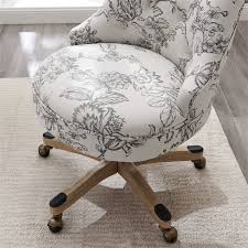 The soft, plush frame features a button tufted back and is upholstered in an aqua fabric. Sinclair Office Chair Off 65
