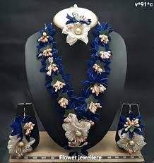 Search a wide range of information from across the web with superdealsearch.com Floret Blue Jasmine And White Flower Necklace Jewellery Set For Women Flower Jewelry Designs Fresh Flower Jewelry Wedding Flower Jewelry
