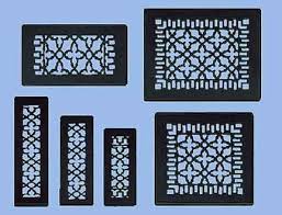 Vintage Hardware Lighting Antique Recreated Cast Iron Floor Ceiling Or Wall Grate For Air Or Heat Ven Floor Register Covers Floor Registers Wall Grille