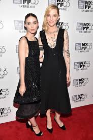 A photo from guillermo del toro's nightmare alley shows cate blanchett and rooney mara in 1950's costumes. Cate Blanchett And Rooney Mara Premiere Carol In New York Wwd