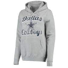 Women S Dallas Cowboys Heathered Gray Lissa Pullover Hoodie Dallas Cowboys Women Dallas Cowboys Sweatshirt Hoodies