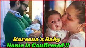Kareena Kapoor Second Baby Name Is Confirmed Youtube