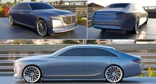 2021 Mercedes Benz U Class Concept For An Uber Saloon Placed Above The S Class Carscoops Benz Mercedes R Class Maybach Car