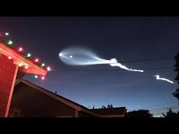 Spacex Launch Rocket Dazzeling The Southern California Skies Youtube