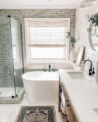 Home Renovation Diy Ideas Bathroom Upgrade Home Decor Idea Master Bathroom Idea Bathroom Ti In 2020 Master Bathroom Makeover Bathroom Makeover Bathroom Renovation