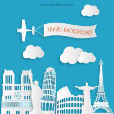 Maybe you would like to learn more about one of these? Travel Background Free Vector