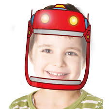 3 Pack Character Animation Design CUROfit Face Shield for KIDS Boys
