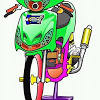 Background mentahan logo racing keren. 3