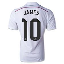 Camisa Adidas Real Madrid Home 16 17 Real Madrid 14 15 James Authentic Home Jersey Soccer Jersey Real Madrid Jersey
