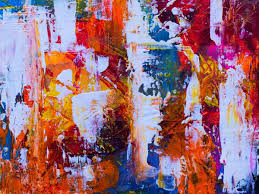 Abstract art speaks to your brain, evokes abstract and far away feelings