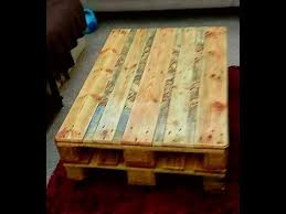 However, you would be restricted to the original dimensions of the pallet and wouldn't get this distinctive driftwood appearance. How To Make A Coffee Table Out Of Pallets A Few Tree Branches Youtube