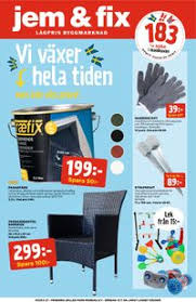 Leca er et naturprodukt, der med sin lave vægt og isolerende egenskab er. Jem Fix Reklamblad Erbjudanden Och Rabatter Vecka 30 Rabato