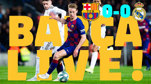 Barcelona have replaced antoine griezmann with ronald araujo, so frenkie de jong will move into midfield. Barca 0 0 Real Madrid Barca Live Warm Up Match Center Elclasico Youtube
