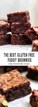 Rich Fudgy Gluten Free Brownies Eat With Clarity Recipe Gluten Free Brownies Gluten Free Chocolate Brownies Gluten Free Chocolate Recipes