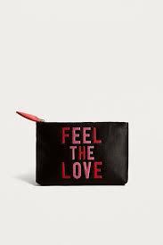 Lulu Guinness Porte Monnaie Zippe Feel The Love Lulu Guinness Guinness Satin Purses