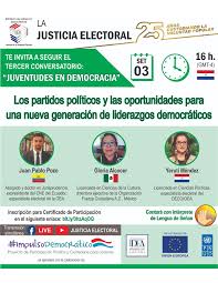(uncountable) democracy (rule by the people). Tercer Conversatorio Juventudes En Democracia Idea