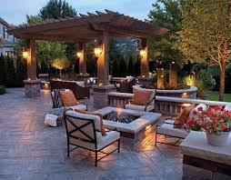 Design ideas for a contemporary back patio in sussex with a water feature and no cover. 33 Comfy Backyard Patio Design Ideas Outdoor Patio Ideas Backyards Backyard Patio Backyard Patio Designs