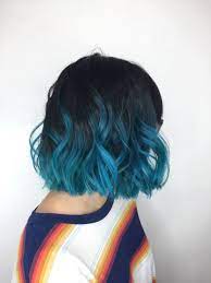 Teal blue, seafoam, mermaid, peacock, turquoise…… no matter what words you prefer to describe this beautiful hair color, it seems that it is never enough. Gonna Miss My Blue Hair Thebooksbuzz Short Blue Hair Blue Ombre Hair Hair Styles