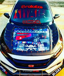 Honda Typer Fk8 Brakes Rolloface Rolloface Brakes Bigbrakes Honda Typer Fk8 Ctr Honda Jdm Sports Car