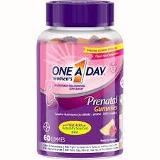Best overall prenatal vitamin : One A Day Women S Prenatal Gummies Raspberry Orange Cherry Target