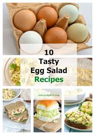 10 Tasty Egg Salad Recipes Zesty Olive Simple Tasty And Healthy Recipes Egg Salad Recipe Egg Salad Recipes