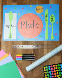 Diy Table Setting Placemats Diy Table Settings Placemats Kids Manners For Kids