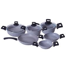 Karaca biogranit yedi parça tencere tava seti. Karaca Biogranit Premium Silver Mega Set 9 Parca Karaca