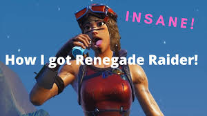 This female outfit features a reddish brown tank top while a shade of brown covers her. How To Actually Get The Renegade Raider In Fortnite Insane Glitch Youtube