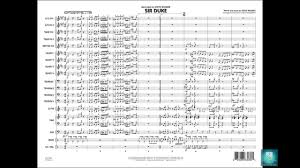 sir duke by stevie wonder arr michael philip mossman