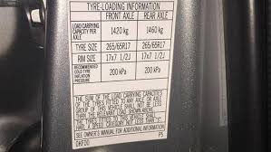 toyota fortuner tyre pressure carsguide