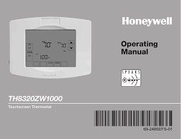 Thermostats are amazing artifacts of modern engineering. Honeywell Th8320zw1000 Thermostat User Manual Manualzz