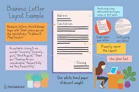 A business letter is a letter from one company to another, or such organizations and their customers, clients, or other external parties. Business Letter Layout Example
