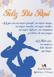 Tú nos diste a tus hijos educación, valores para enfrentar la vida y emprender el vuelo para hacer nuestros propios nidos, pero quisiera que tengas muy claro que hasta ahí llegó tu responsabilidad. Feliz Dia Papa Grupo Horizonte Educa Peru