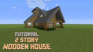Minecraft How To Build A 2 Story Wooden House Version 3 Tutorial Minecraft Blueprints Minecraft Plans Minecraft House Tutorials