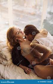 Two Women in a Very Erotic Pose Stock Photo - Image of enamored, kiss:  139388986