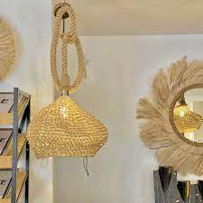 Pour une atmosphère parfaite le rôle d'une suspension ou d'un plafonnier est d'apporter un éclairage général de la pièce. Abat Jour En Papier D35xh27cm Madam Stoltz Maison Saint Sa