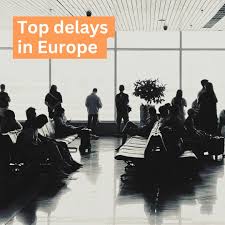 Traveller at airport successfully claiming flight compensation