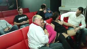 Fuck at the Cinema Watching a Porn Movie: German Amateur Porn