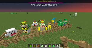 Wii u edition with my mods. New Super Mario Mod Minecraft Mods
