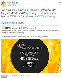 If you want to catch oprah winfrey's cbs interview with prince harry and meghan markle, here's how you can watch it. Vnidwylj3scam