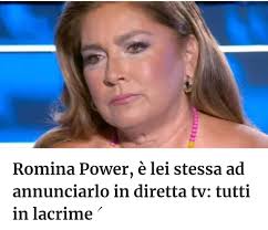 Ora - 💔 Romina Power, lacrime a fiumi in diretta Tv: "Il tu.. Altro... | Facebook