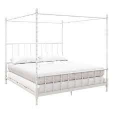10% coupon applied at checkout. Dhp Emerson White Metal Canopy King Size Frame Bed De16193 The Home Depot Metal Canopy Bed Canopy Bed Frame King Size Frame