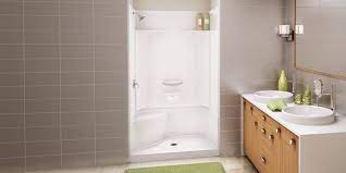 Whilst showering, a grab rail can be handy support and these stylish, chrome rails show that practical can look great too. Showers Walk In Showers Stalls Corner Showers And Enclosures