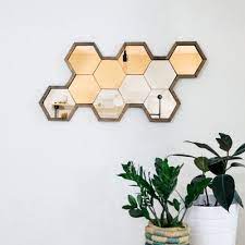 Did you know ikea sold hexagonal shaped mirrors? 12 Hexagonal Mirror Designs Ideas Mirror Designs Design Diy Honeycomb